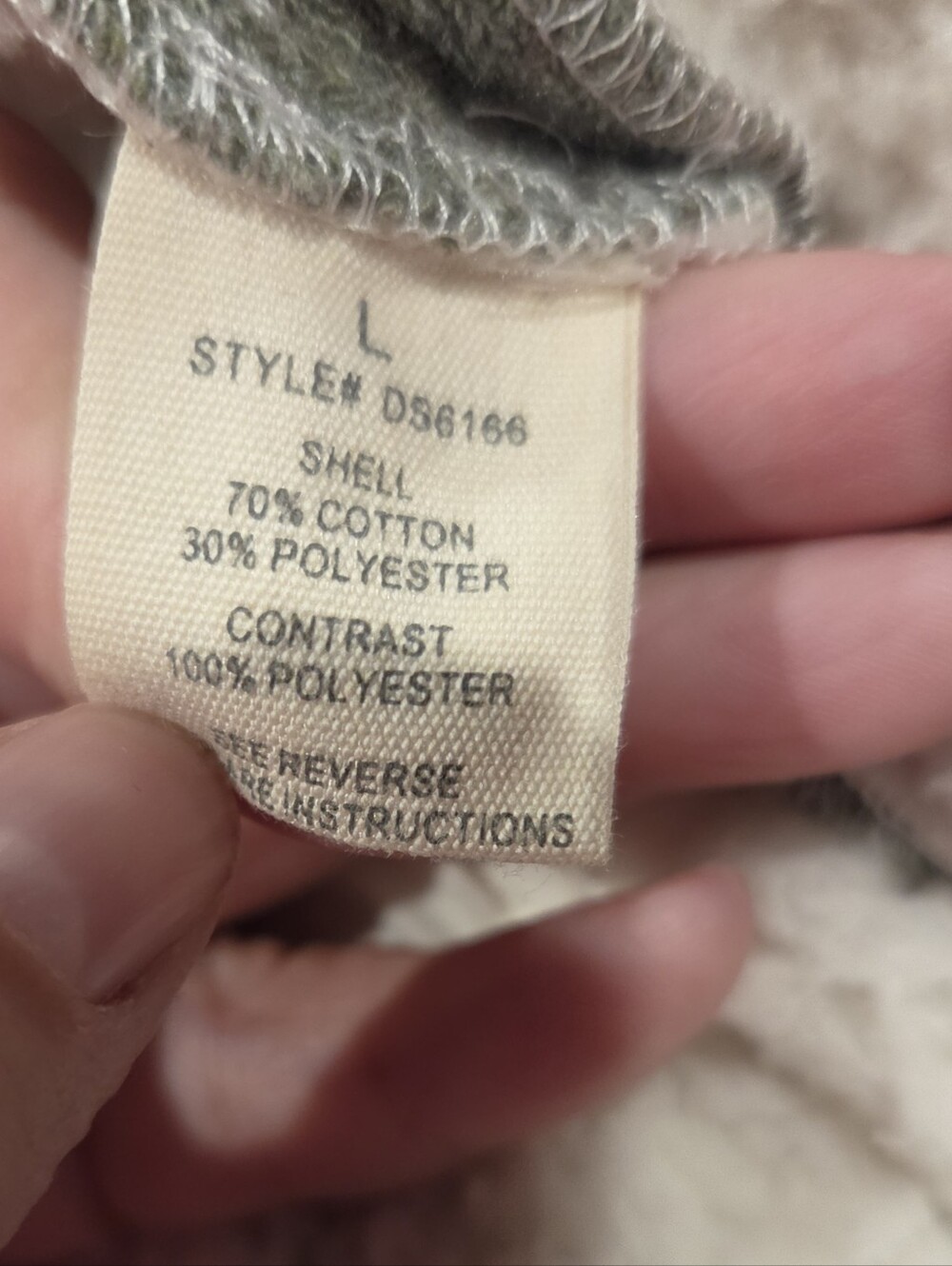 New Oil & Hali Size L Green Oversized Sherpa Trim Jacket - Picture 5 of 6